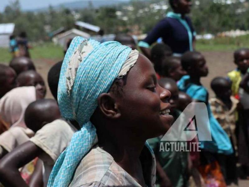 Des déplacés dans un camp à Bunia (Photo: Ley Uwera/ACTUALITE.CD)