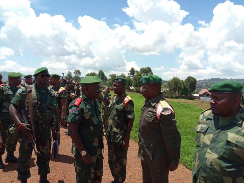 Le Général Amisi au Nord - Kivu / Ph. Yassin Kombi 