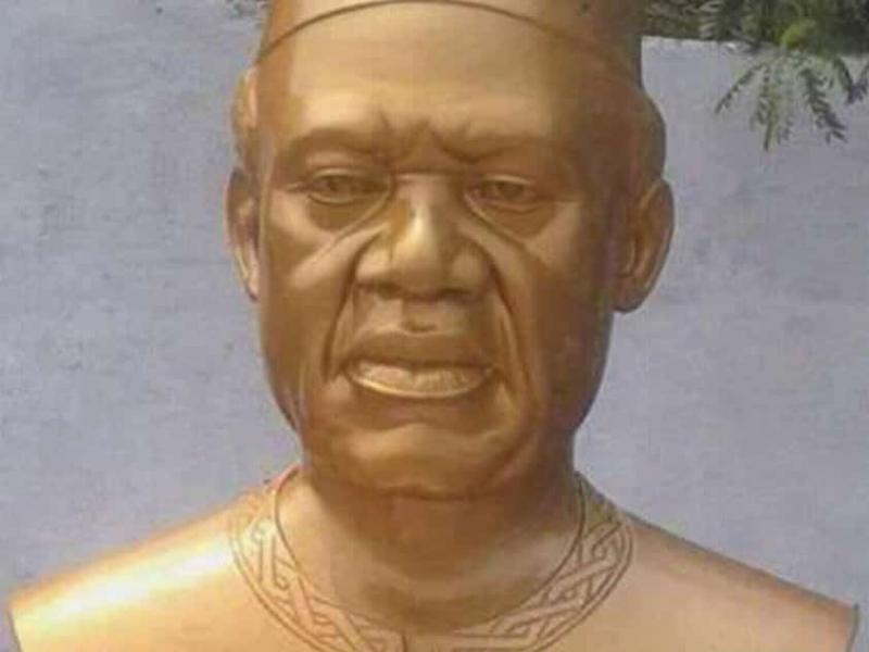 Buste du poète Lutumba Simaro