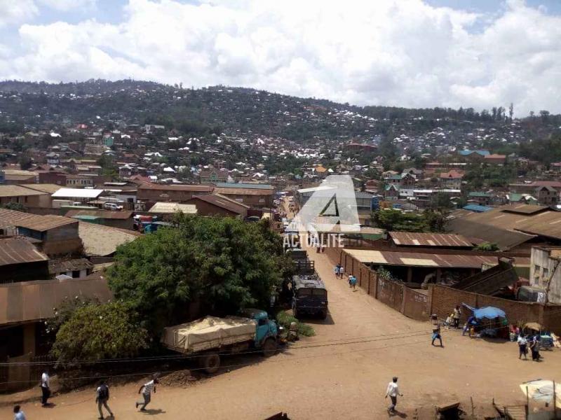Une vue de la commune de Kadutu dans la ville de Bukavu
