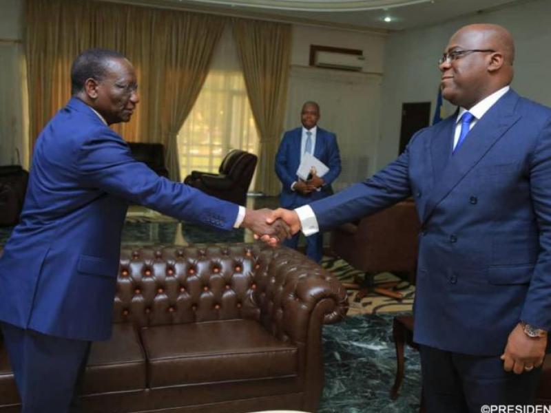 Félix Tshisekedi et Ilunga Ilunkamba/Ph Présidence