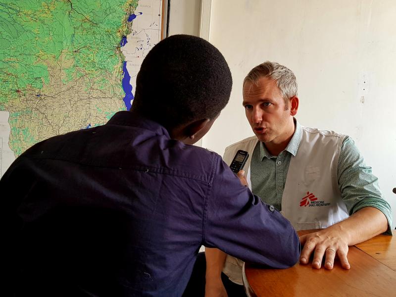 ITW avec le chef de mission de MSF en RDC 