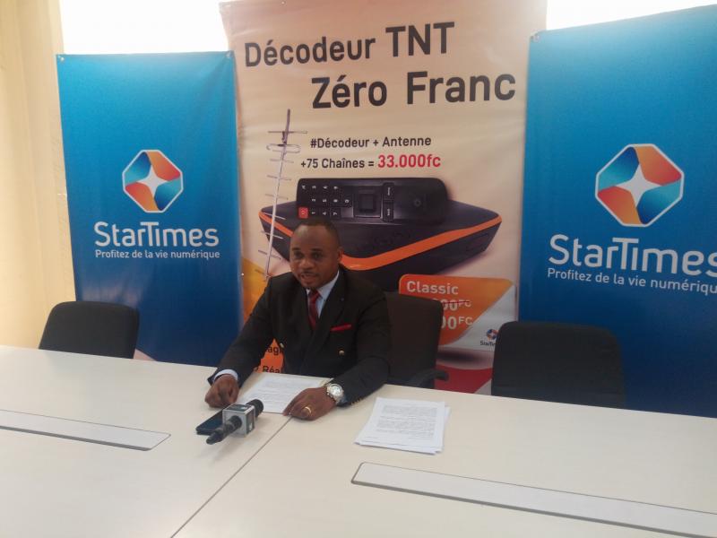 Rodrigue Kalombo directeur de communication de StarTimes