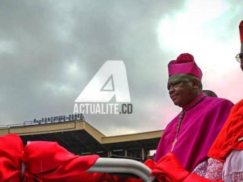 Cardinal Fridolin Ambongo et Monseigneur Laurent Monsengwo