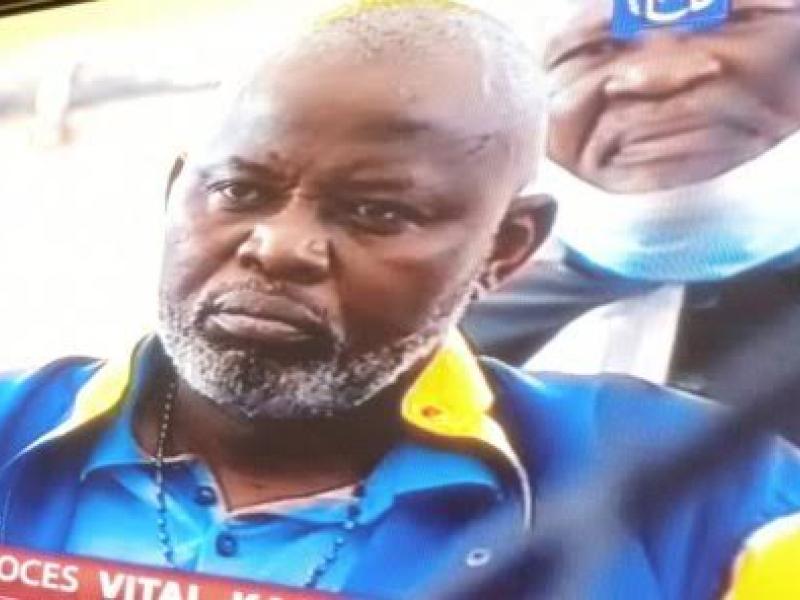 Vital Kamerhe pendant le procès dit « 100 jours »