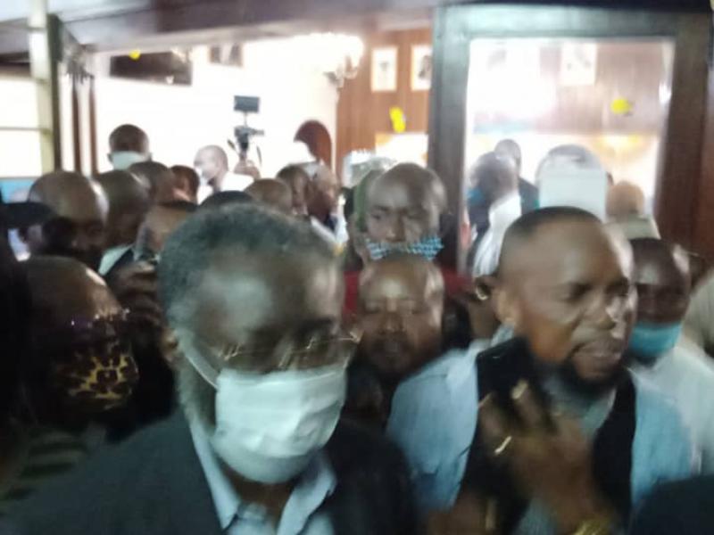 Célestin Tunda au siège du PPRD
