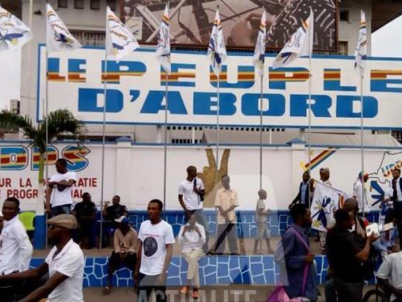 Siège de l'Union pour la démocratie et le progrès social à Kinshasa