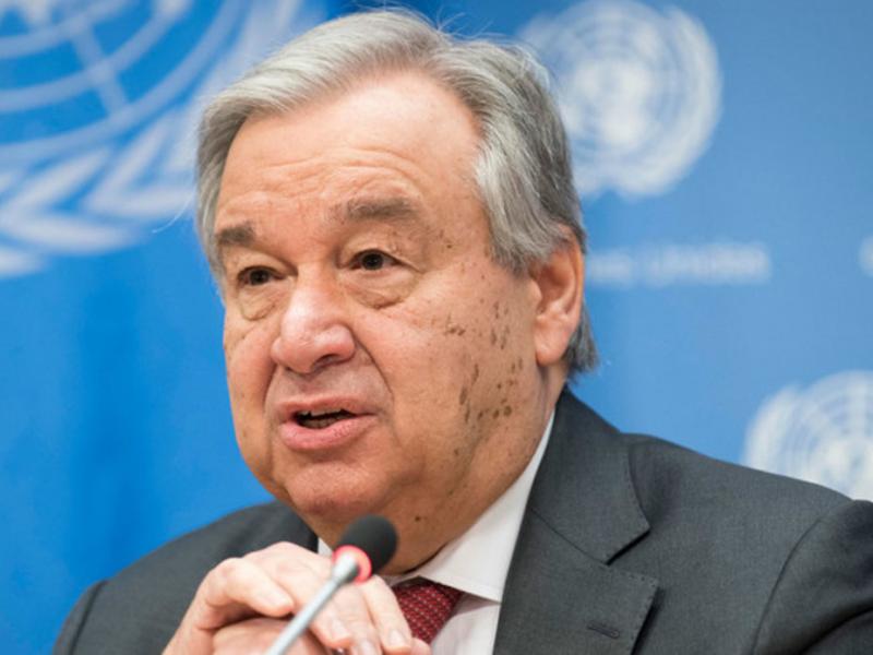 Antonio Guterres/Secrétaire général de l'ONU