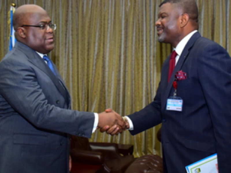 Félix Tshisekedi et Martin Kabuya, Photo Présidence de la République