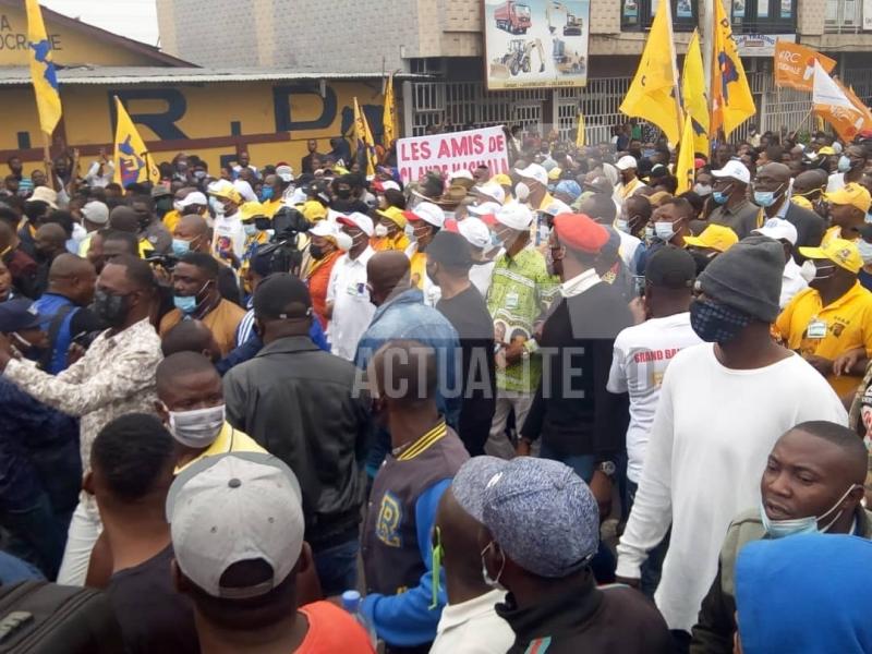 Marche du FCC ce jeudi 23 juillet à Kinshasa/Ph. ACTUALITE.CD