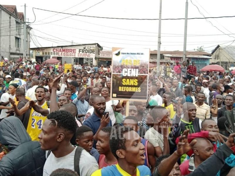 La marche de Lamuka du 13 juillet 2020