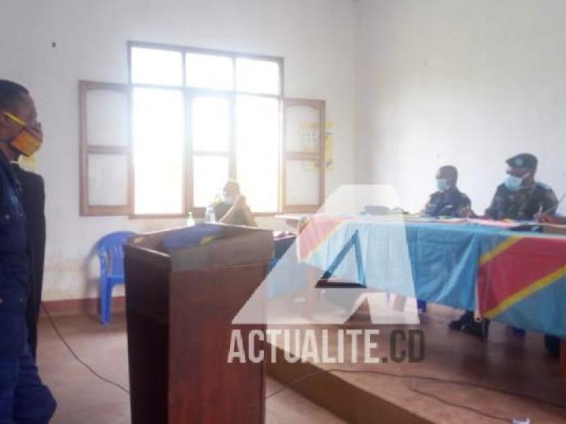 Présumé meurtrier du jeune militant de la Lucha devant le tribunal tribunal militaire garnison de Beni-Butembo