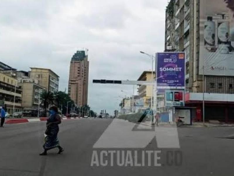 Boulevard du 30 juin, Gombe-Kinshasa. Photo ACTUALITE.CD.
