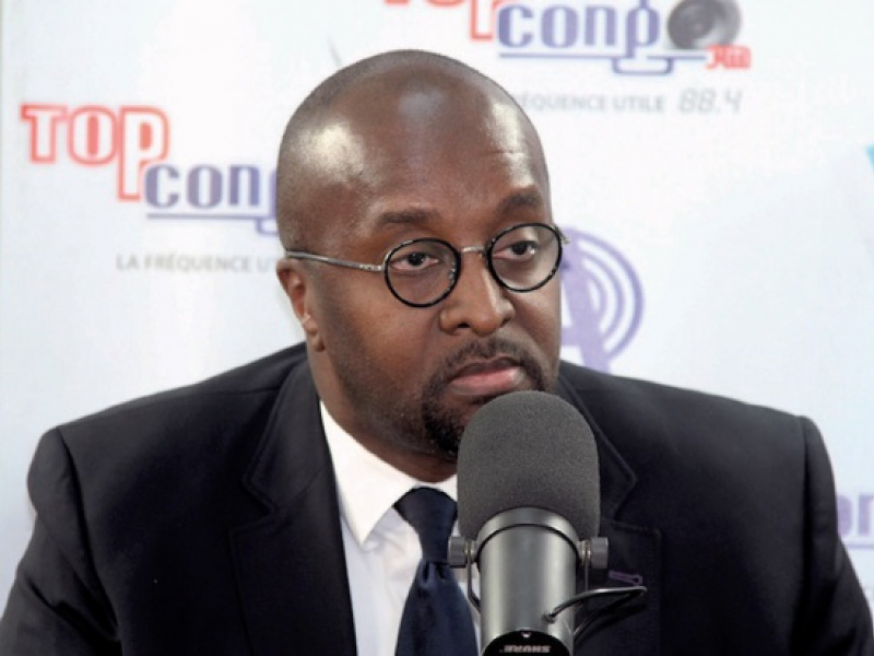 Christian Lusakueno, initiateur de Radio Top Congo.