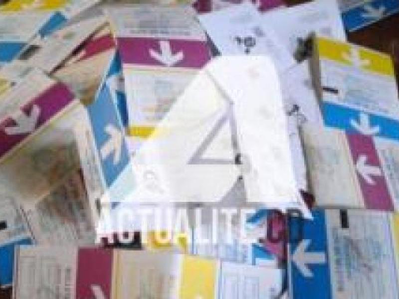 Les bulletins de vote des élections de 2018-2019. Ph. ACTUALITE.CD.