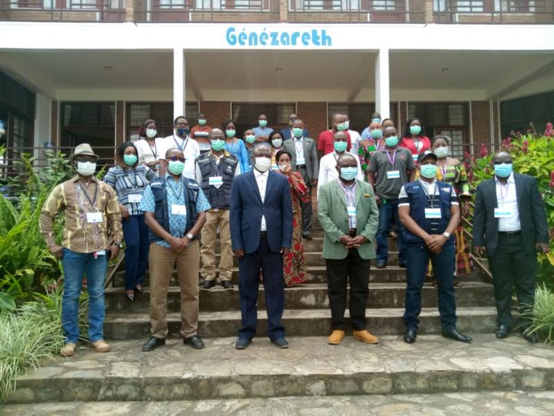 Les participants à l'atelier d'évaluation du programme de suivi des vainqueurs d'Ebola/PH ACTUALITE.CD