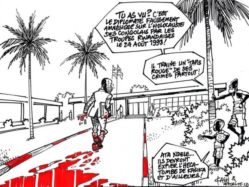 Caricature par Kash/ACTUALITE.CD