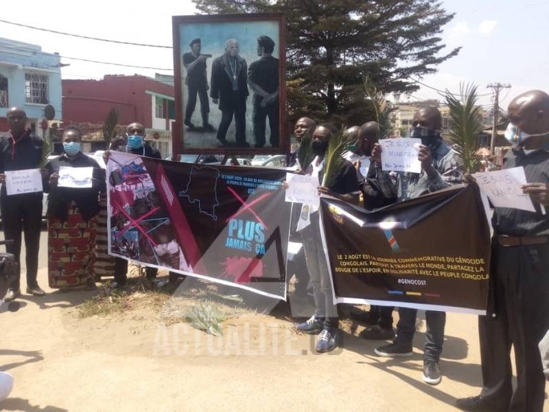 La manifestation de l'ECIDE ce dimanche 2 août à Bukavu (Sud-Kivu)/Ph. ACTUALITE.CD