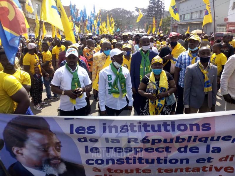 Marche du FCC au Sud-Kivu. Ph. ACTUALITE.CD.