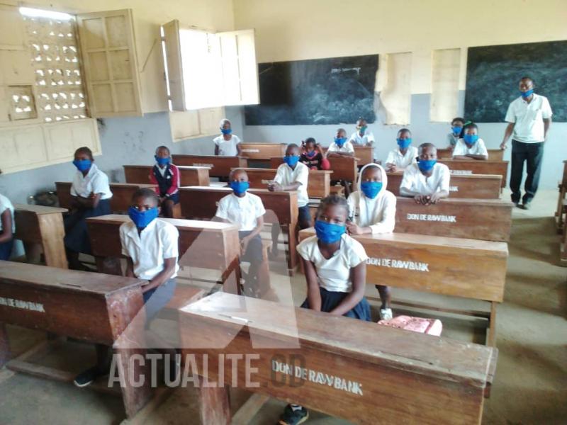 Les élèves dans une école de Matadi (Kongo Central). Ph. ACTUALITE.CD.