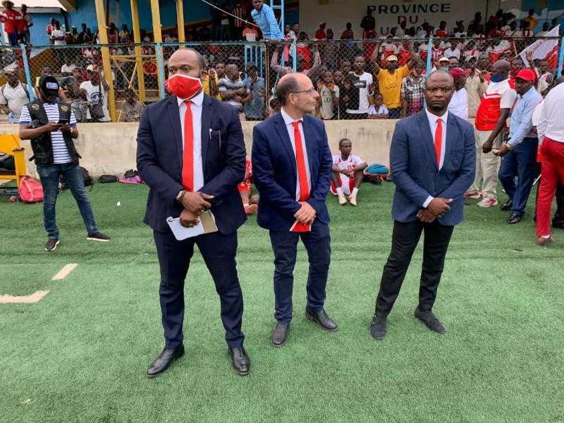 Bob Makandalele, Julio César Gomez et M. Pedro. Ph. droits tiers.