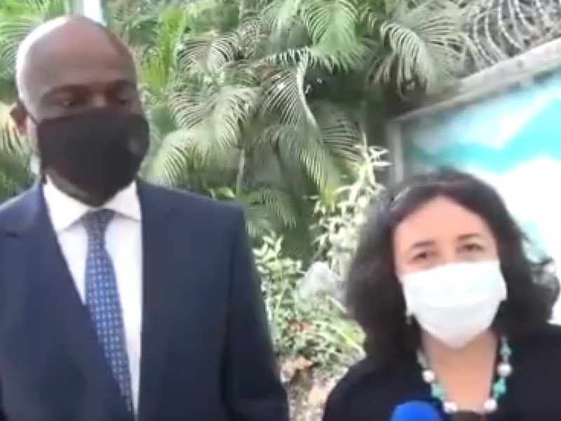 Leila Zerrougui et Martin Fayulu