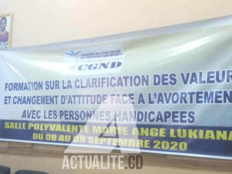 Protocole de Maputo : des personnes en situation de handicap formées à Kinshasa