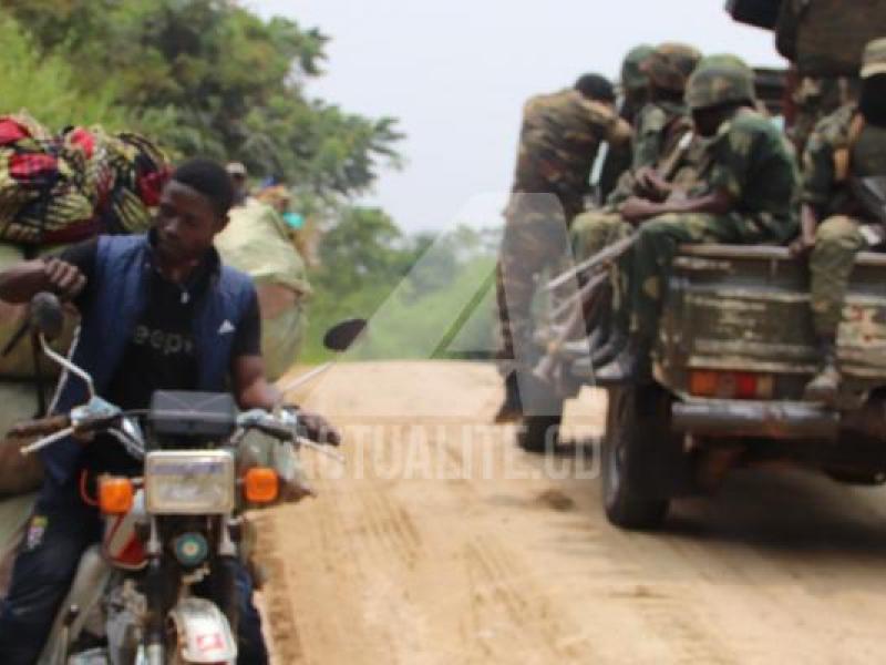 Des militaires FARDC au cours des opérations à Beni/Ph ACTUALITE.CD 