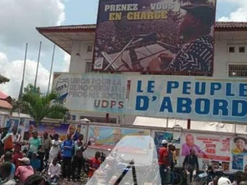 Siège national de l'UDPS à Limete/Kinshasa