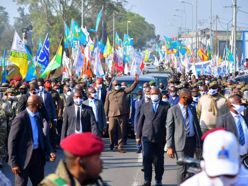 Felix Tshisekedi arrivé à Goma le 5 octobre/Ph Présidence 
