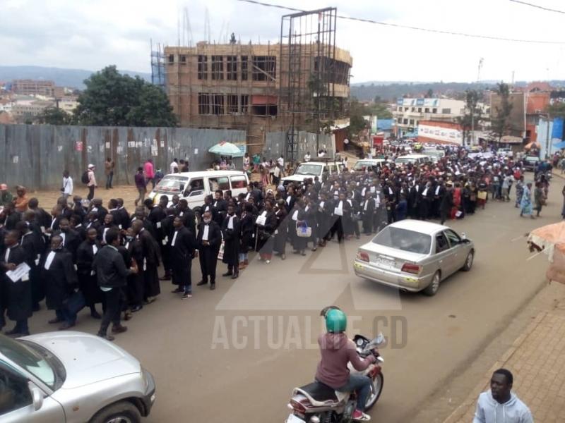 Manifestations à Bukavu à l'occasion des 10 ans du rapport mapping/Ph ACTUALITE.CD 