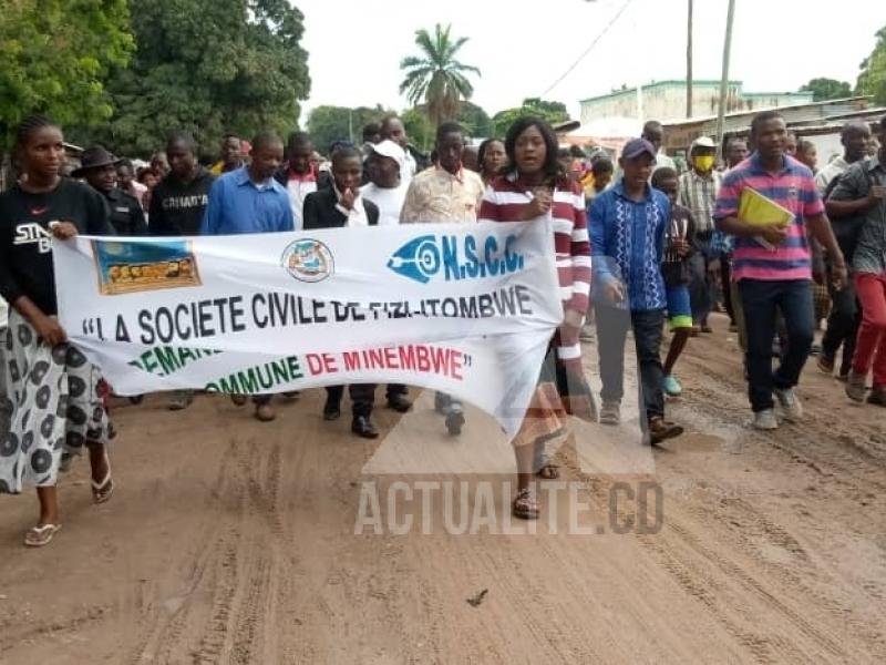 Marche à Baraka contre l'érection de Minembwe en commune/Ph ACTUALITE.CD