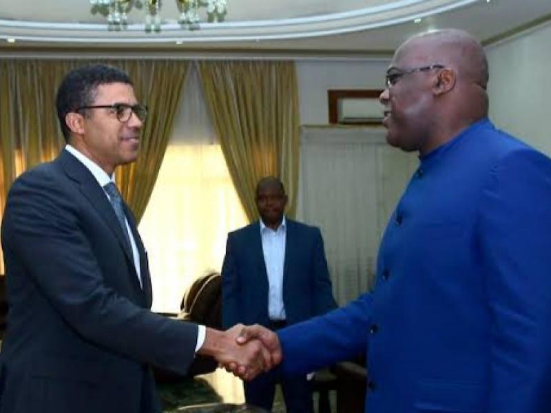 Sindika Dokolo et Félix Tshisekedi