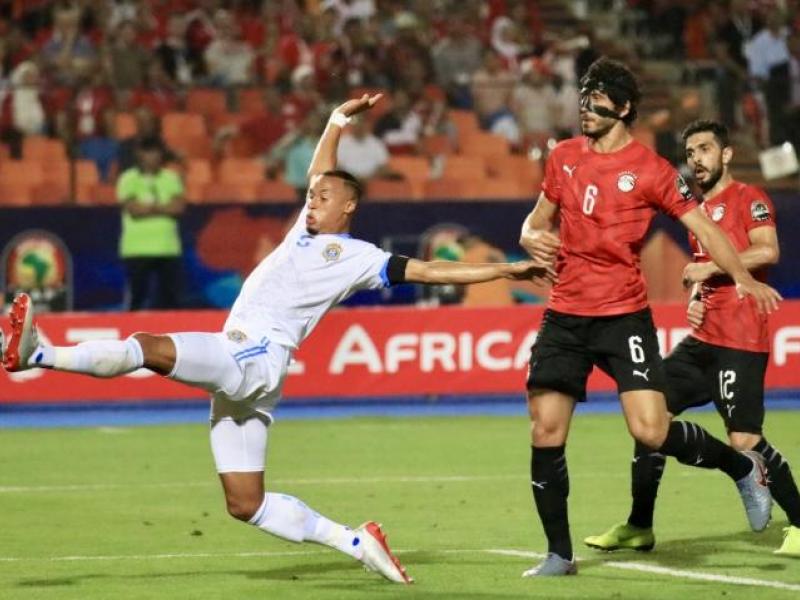 Marcel Tisserand face à l'Egypte à la CAN 2019