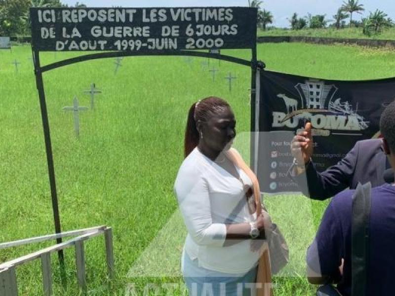 Les tombes des victimes de la guerre de six jours à Kisangani/Ph ACTUALITE.CD