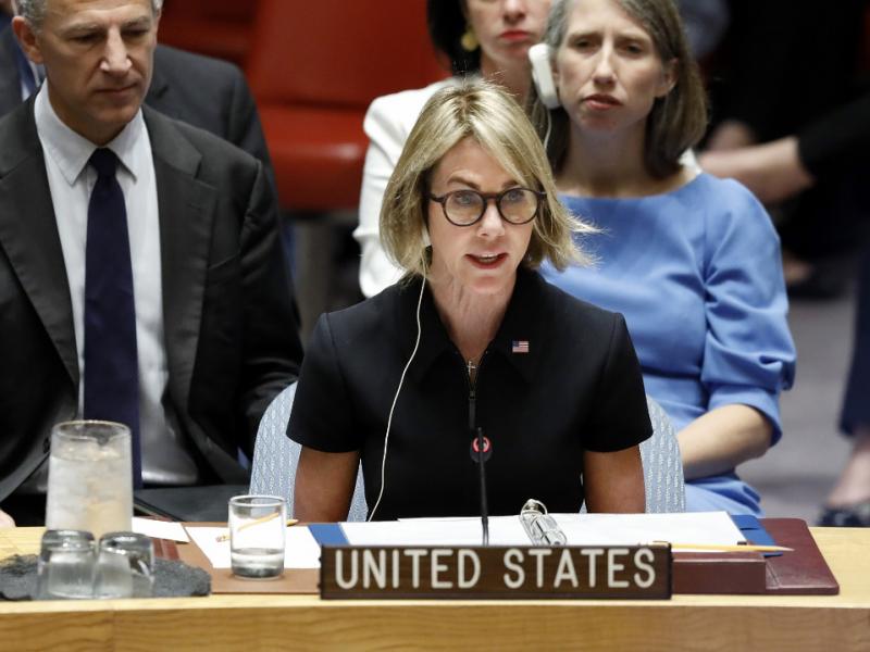 Kelly Craft, Ambassadrice et Réprésentante permanent des USA à l'ONU. Droits tiers