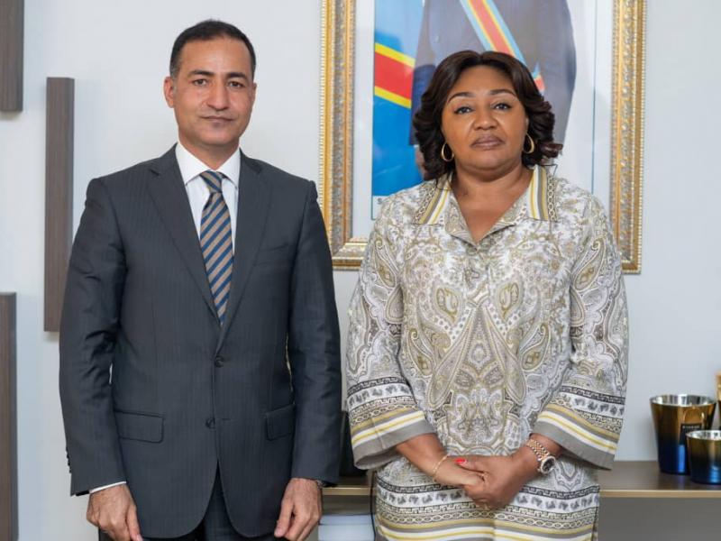 RDC : Denise Nyakeru a discuté du programme EXCELLENTIA avec l’Ambassadeur de l’Egypte