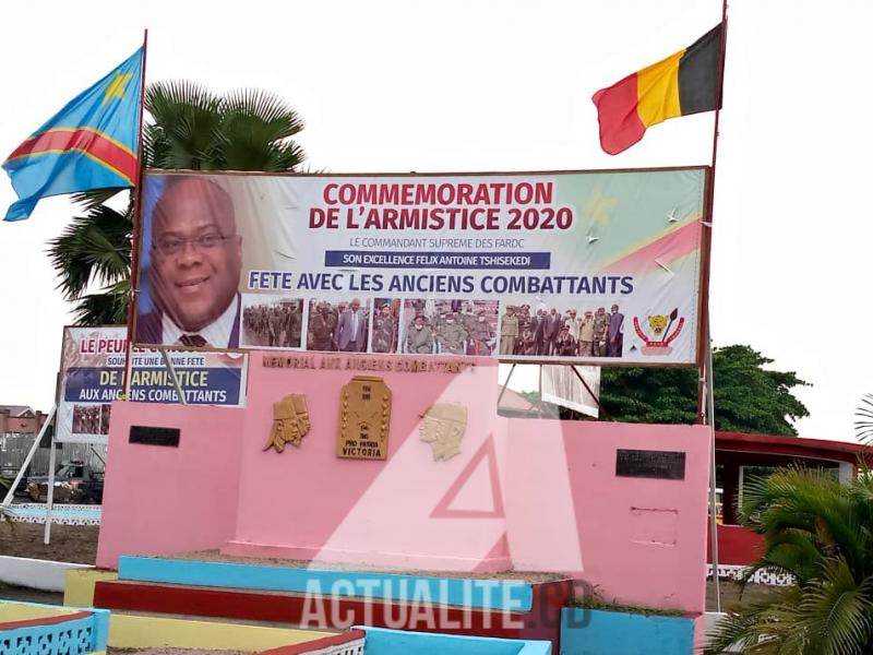 Commémoration de la journée mondiale de l'armistice. Ph. ACTUALITE.CD.