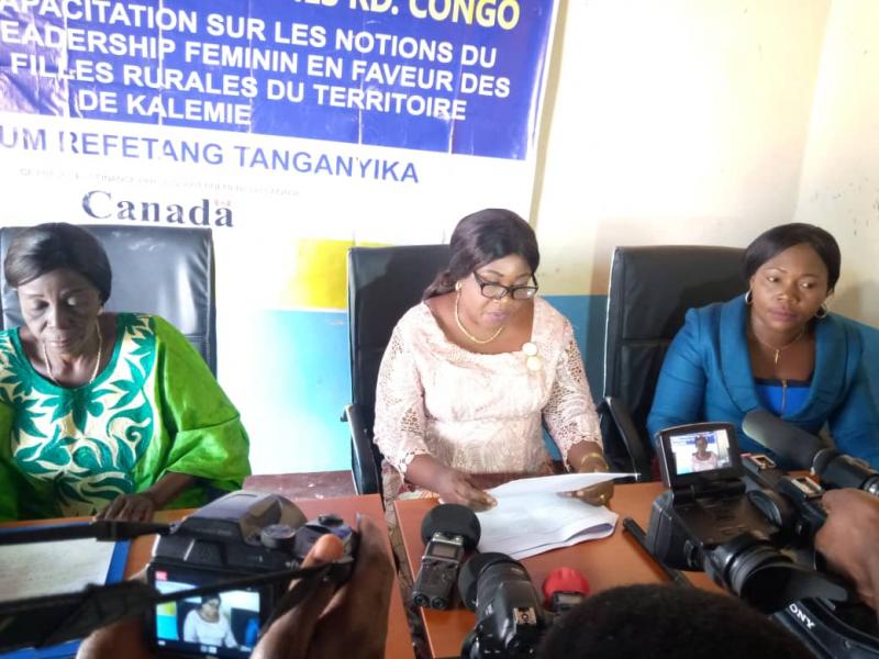 RDC-Tanganyika :  REFETANG a présenté les résultats des droits fondamentaux de la femme