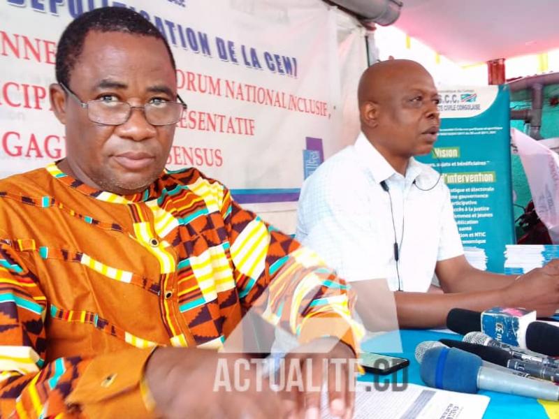 Jonas Tshiombela, coordonnateur national de la nouvelle société civile congolaise/Ph. ACTUALITE.CD