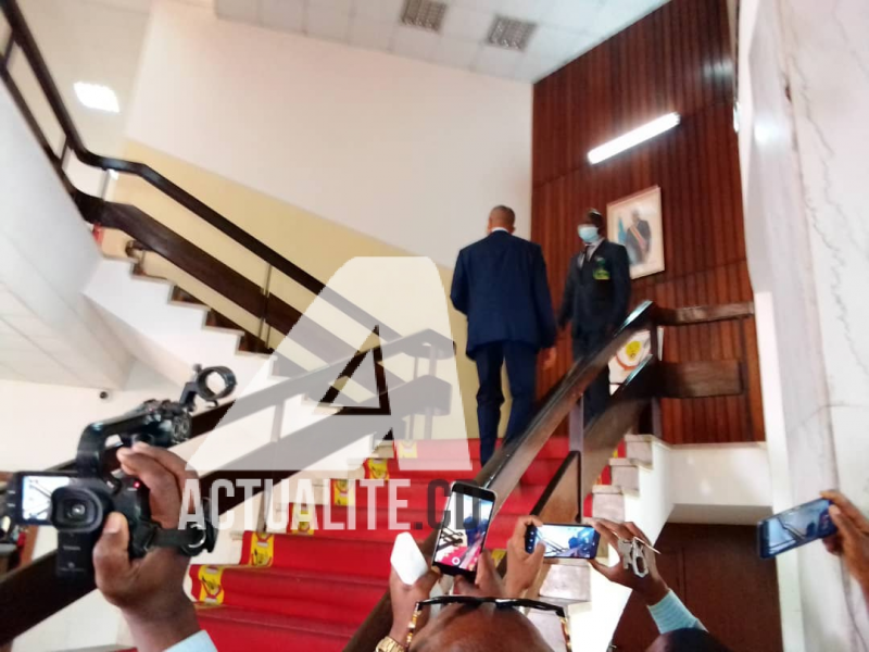 Moise Katumbi accueilli au Palais de la Nation lors des consultations/Ph ACTUALITE.CD