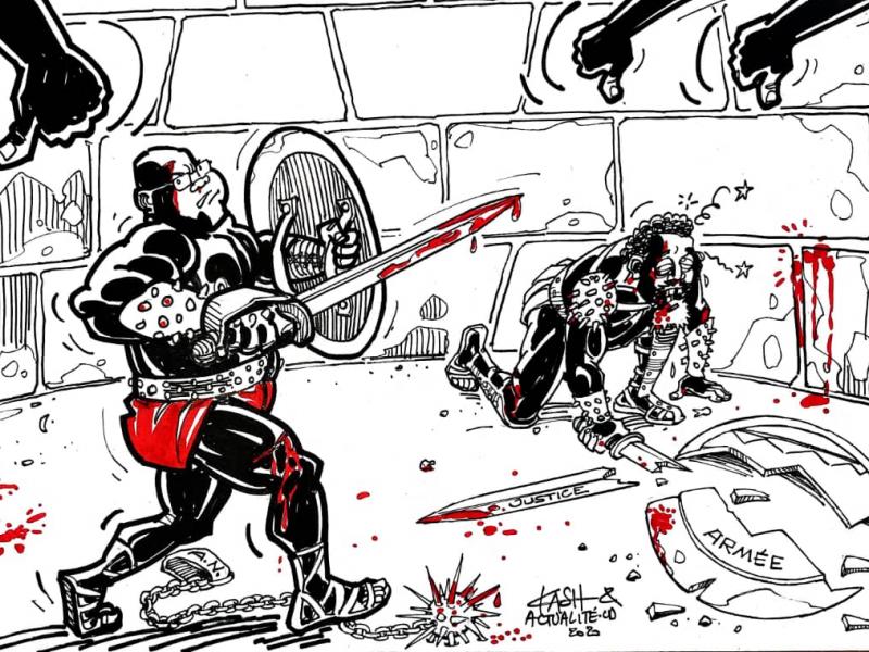 Les caricatures de ACTUALITE.CD sont réalisées par Kash. 
