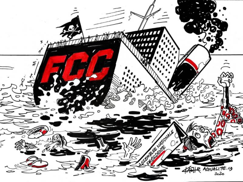 Les caricatures de ACTUALITE.CD sont réalisées par Kash. 