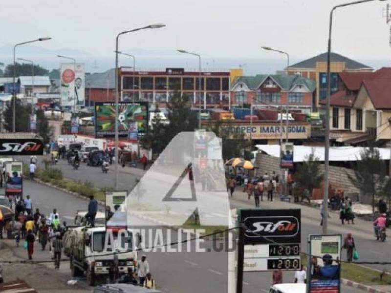 Une vue de la ville de Goma. PH/ACTUALITE.CD