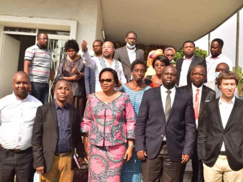 Les membres du Cadre de concertation nationale de la société civile en République Démocratique du Congo (CCNSC). Ph. Droits tiers.
