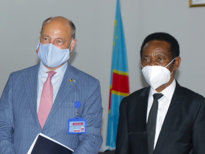 Jo Indekeu et Christophe Mboso