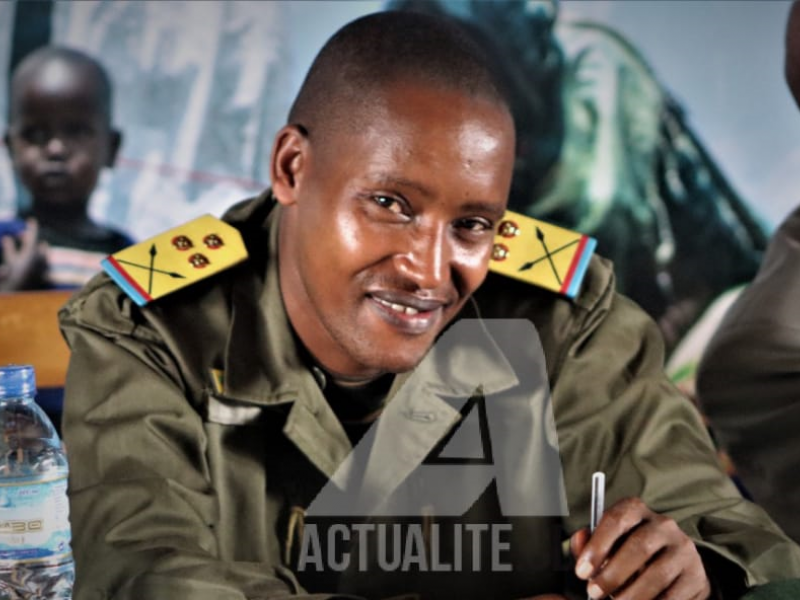 Le colonel déserteur Charles Sematama/Ph ACTUALITE.CD