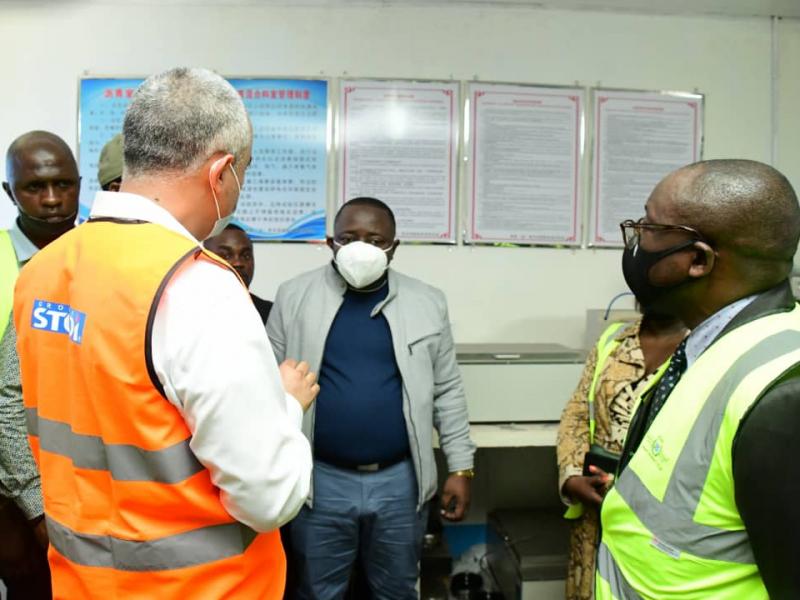 visite d'inspection du coordonnateur de l'APLC à l'aéroport de N'djili 