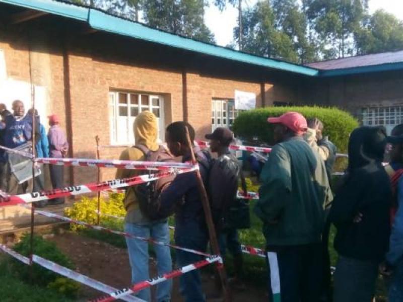 les électeurs dans un centre de vote à Butembo/Ph. ACTUALITE.CD