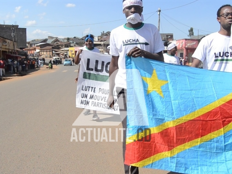 Manifestation de la population contre l'insécurité à Butembo/Ph ACTUALITE.CD 